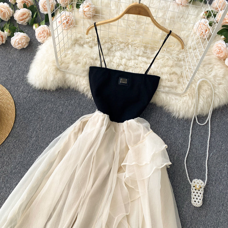 Aithne Chiffon Mesh Dress
