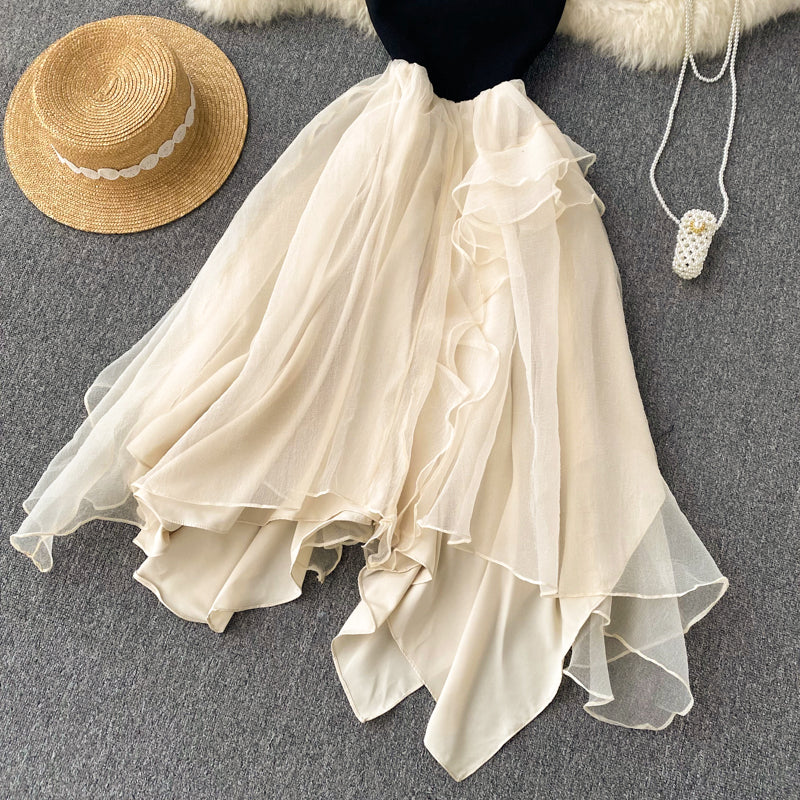 Aithne Chiffon Mesh Dress