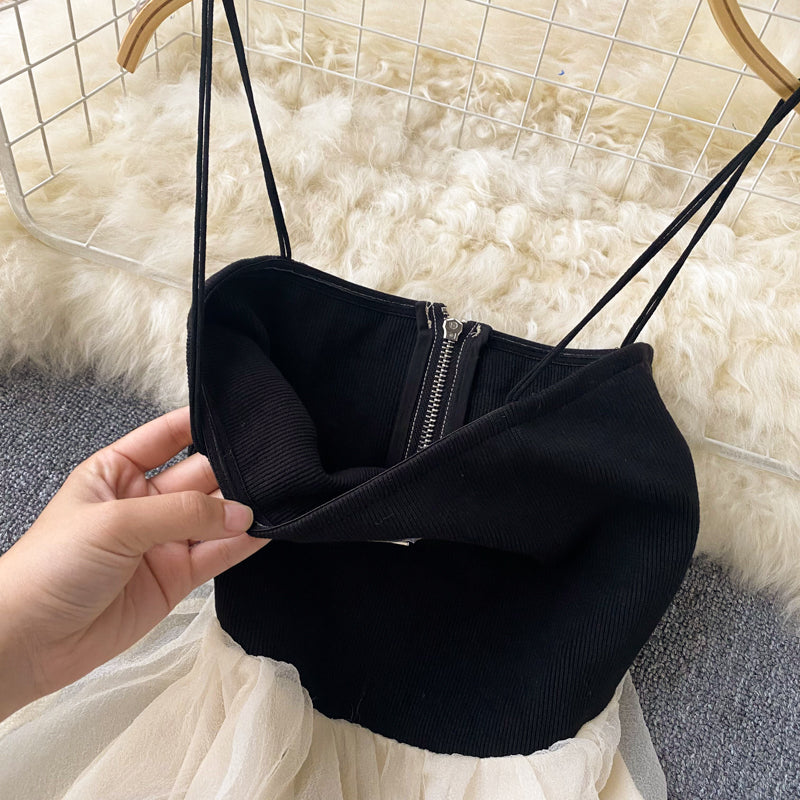 Aithne Chiffon Mesh Dress