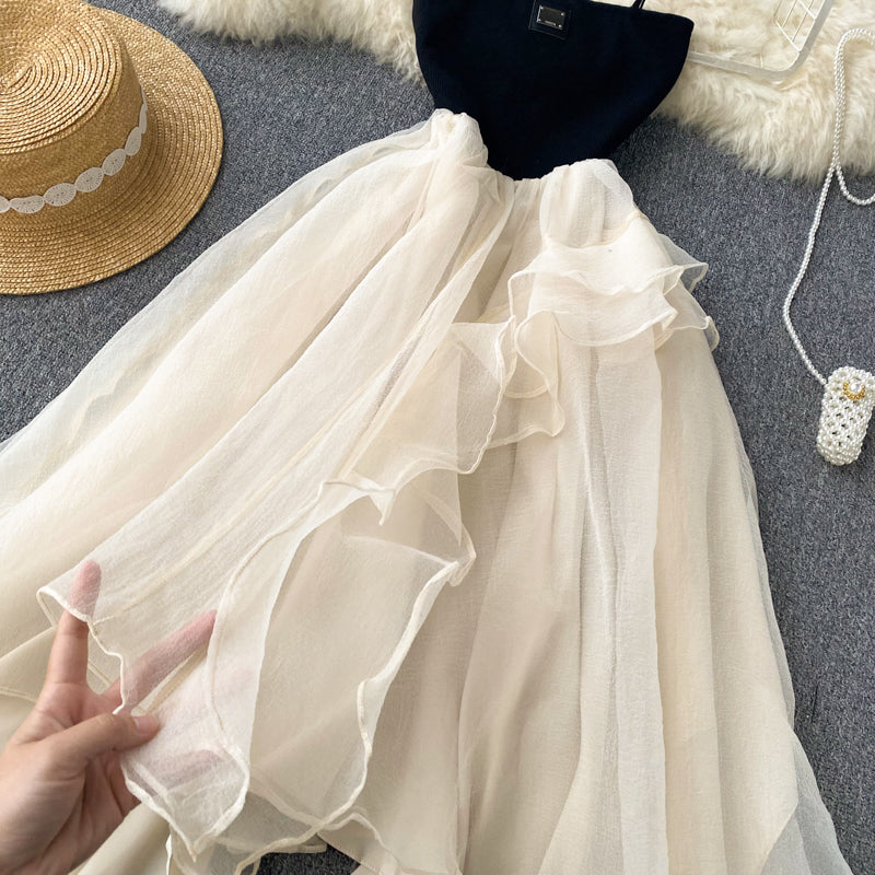 Aithne Chiffon Mesh Dress