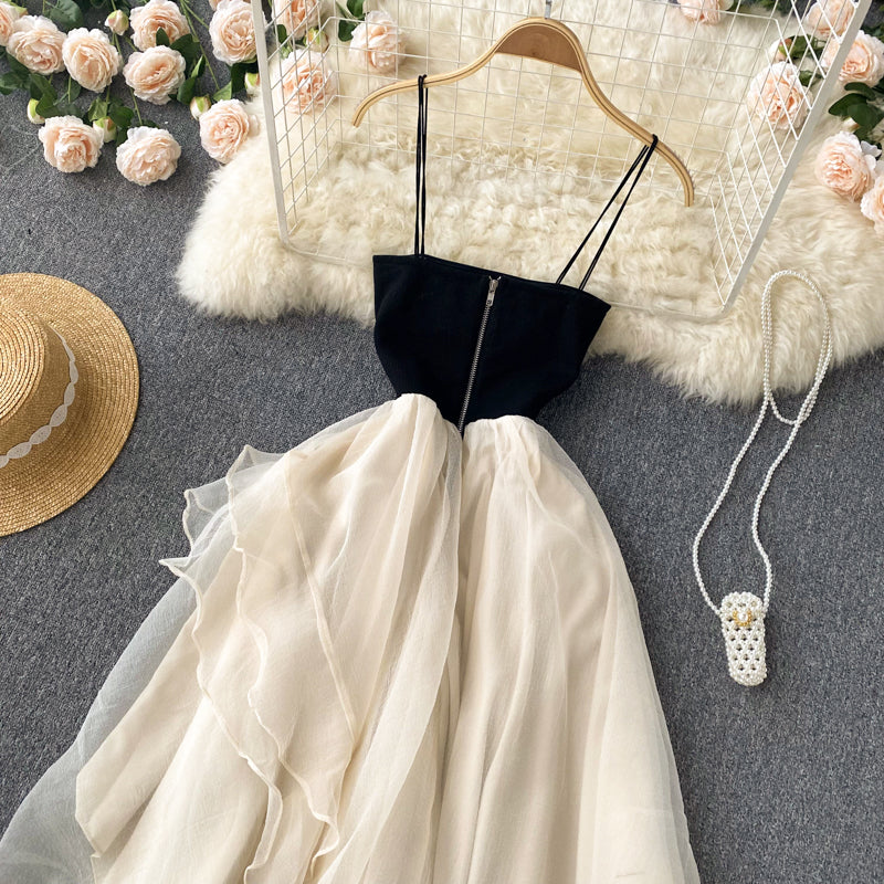 Aithne Chiffon Mesh Dress