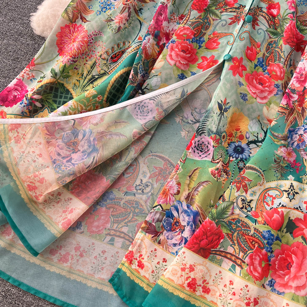 Agnes Lantern Sleeve Maxi Dress