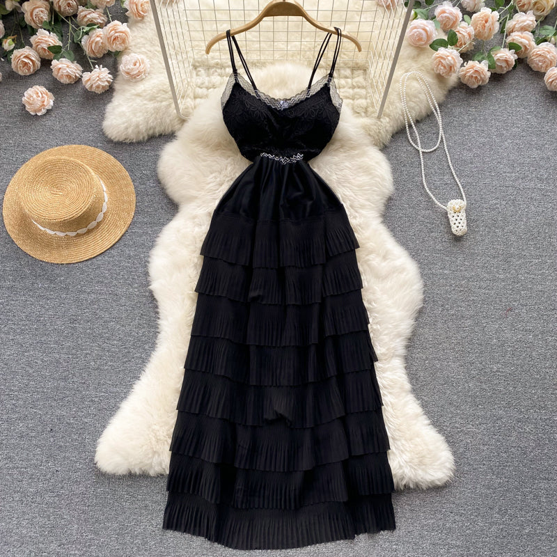 Nicole Tiered Lace Dress