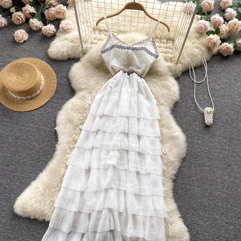 Nicole Tiered Lace Dress