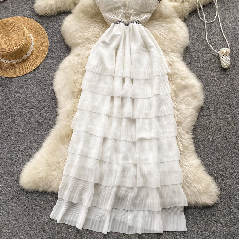 Nicole Tiered Lace Dress