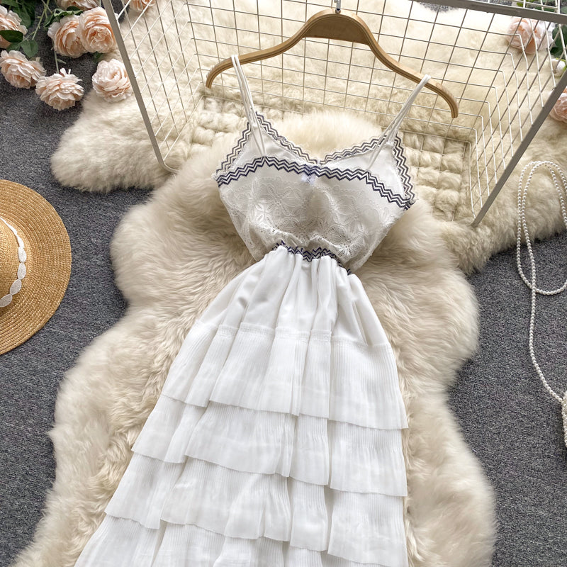 Nicole Tiered Lace Dress
