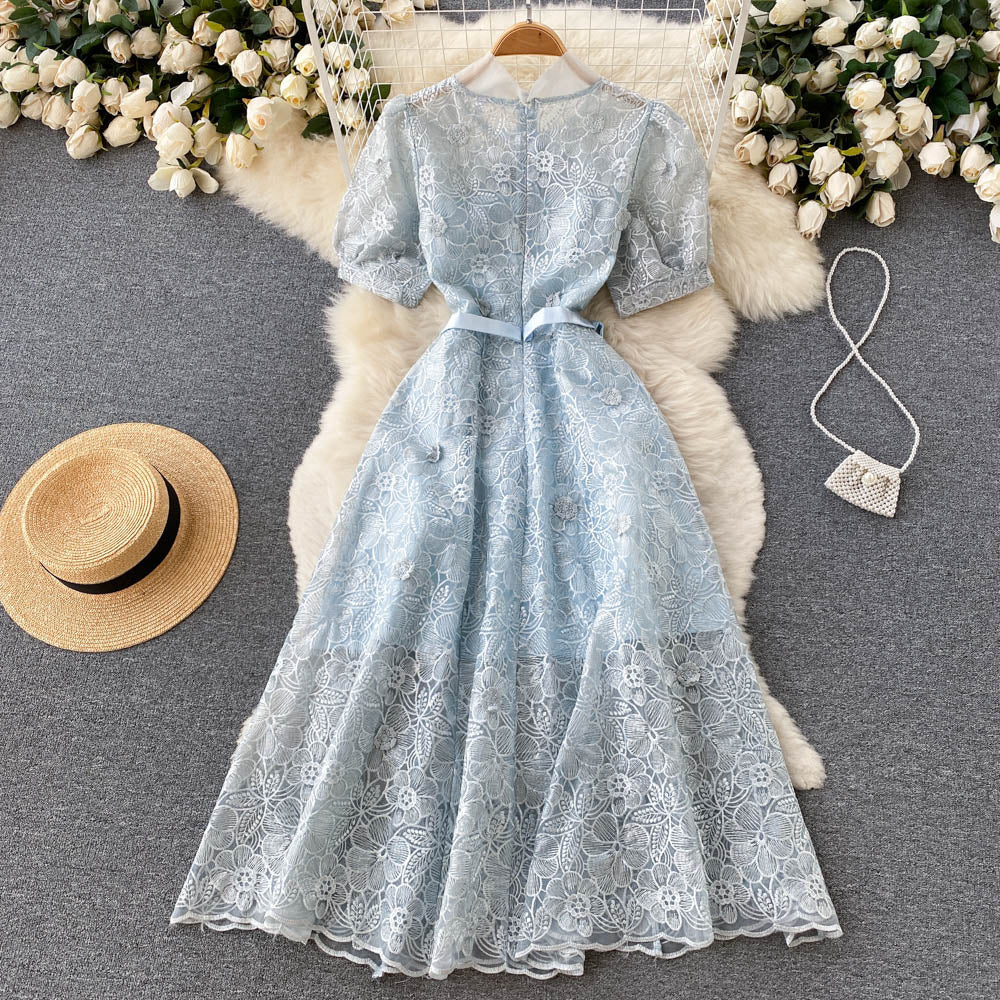 Beth Lace Mesh Dress