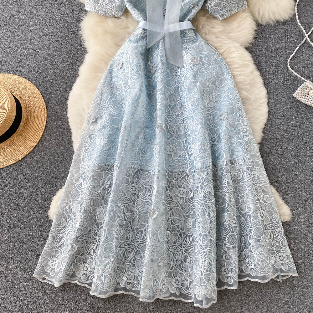 Beth Lace Mesh Dress