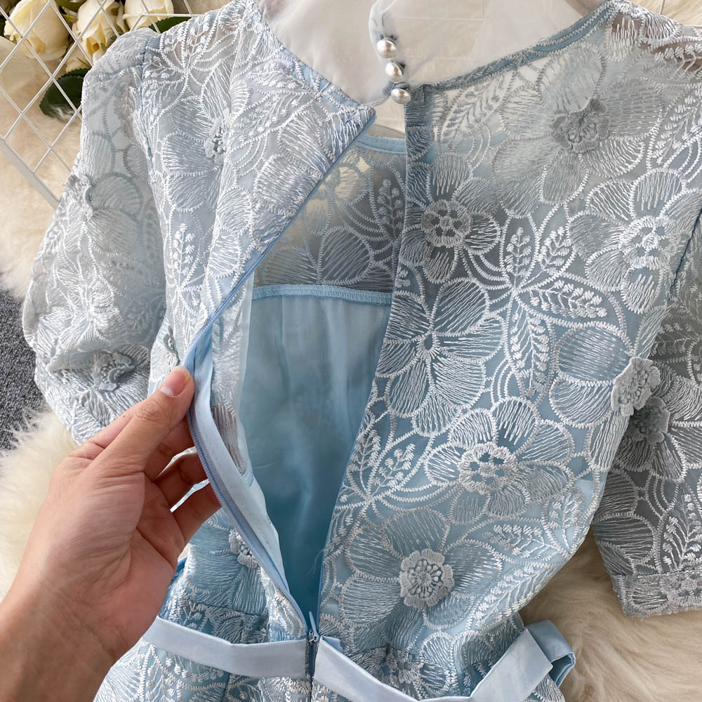 Beth Lace Mesh Dress