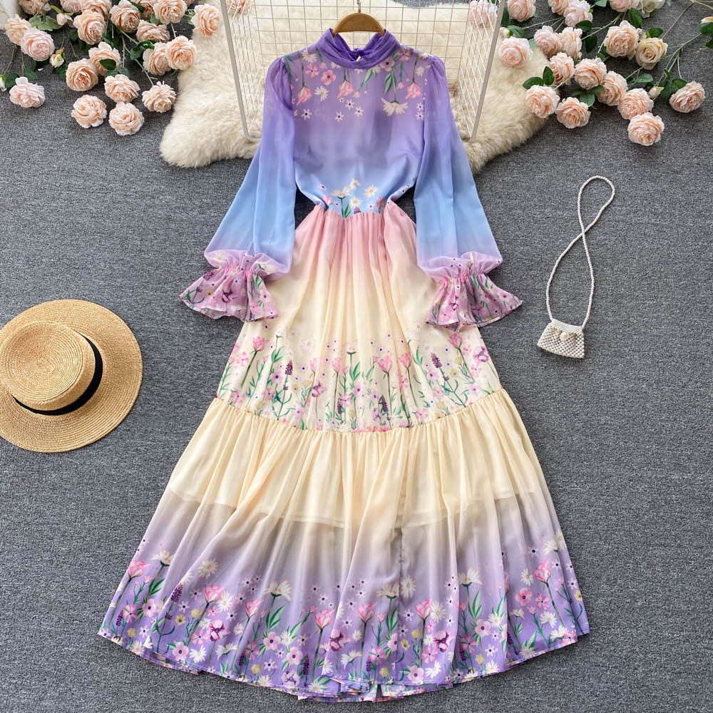 Sheila Tiered Puff Sleeve Dress