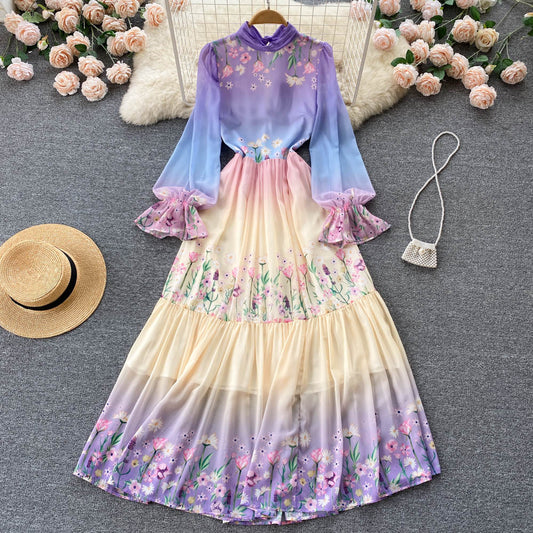 Sheila Tiered Puff Sleeve Dress
