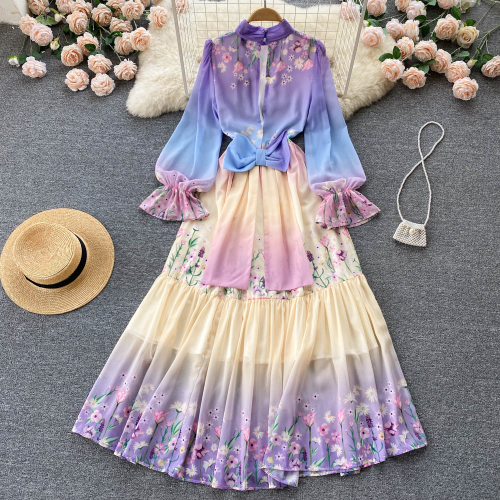 Sheila Tiered Puff Sleeve Dress