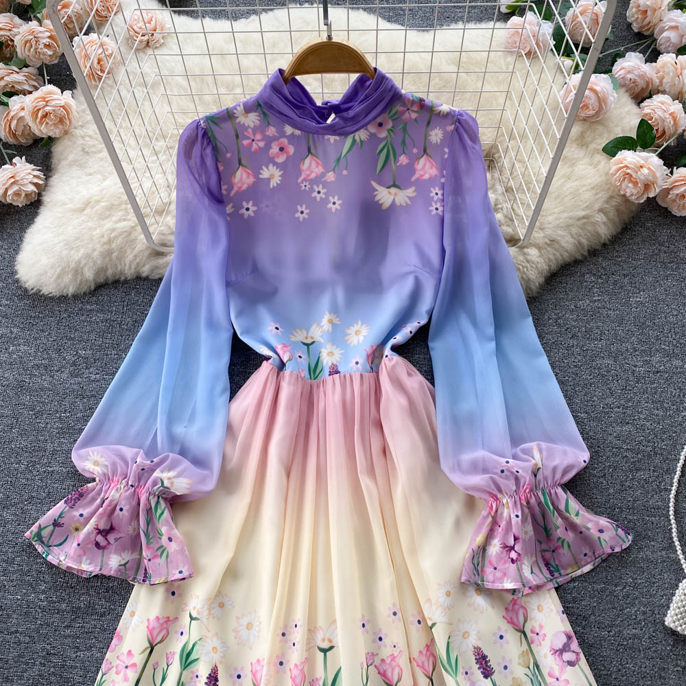 Sheila Tiered Puff Sleeve Dress