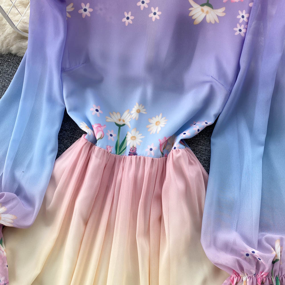 Sheila Tiered Puff Sleeve Dress