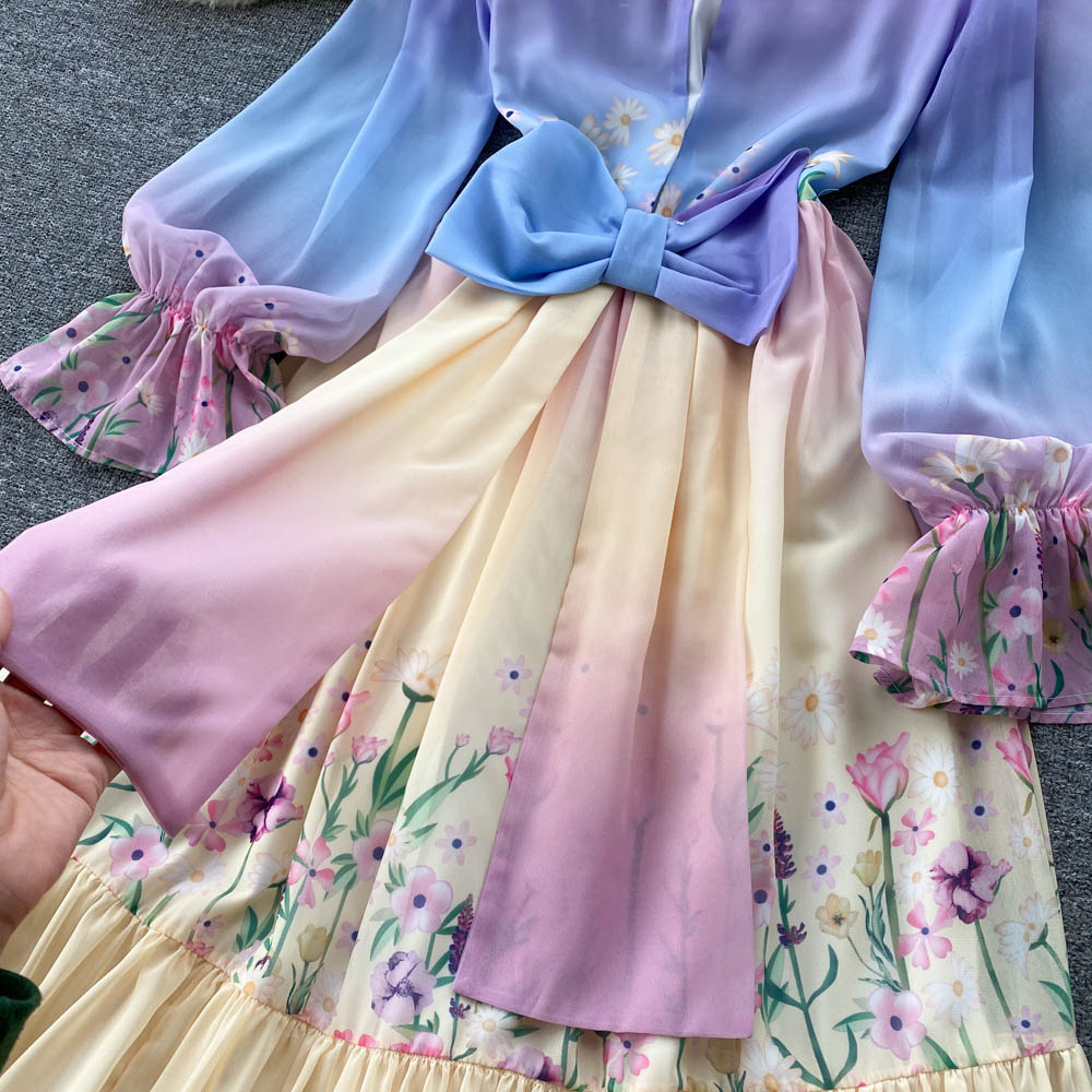 Sheila Tiered Puff Sleeve Dress