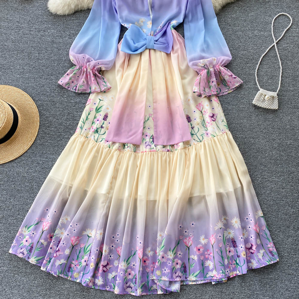 Sheila Tiered Puff Sleeve Dress