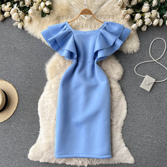 Londyn Ruffle Sleeve Dress