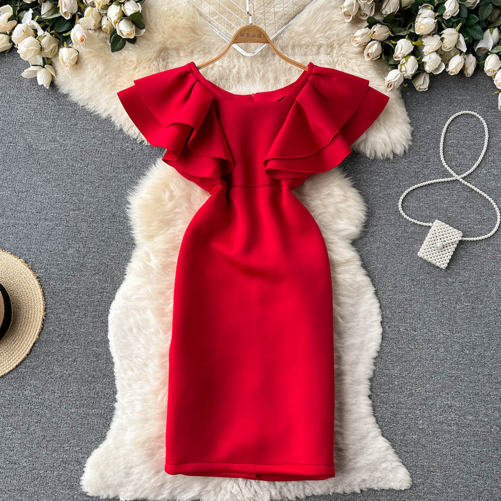 Londyn Ruffle Sleeve Dress