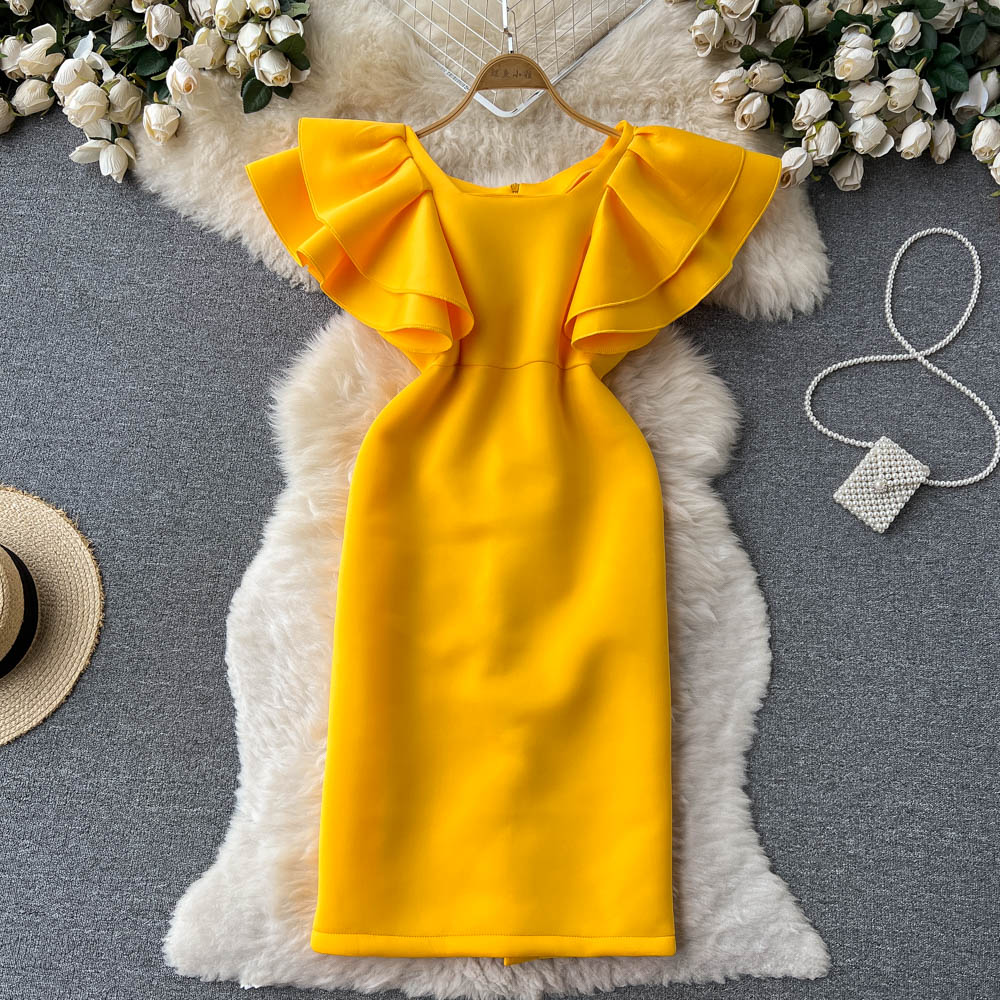 Londyn Ruffle Sleeve Dress