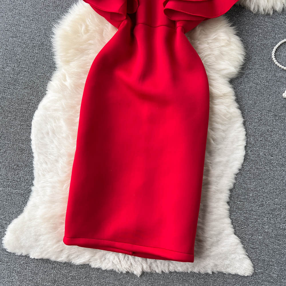 Londyn Ruffle Sleeve Dress