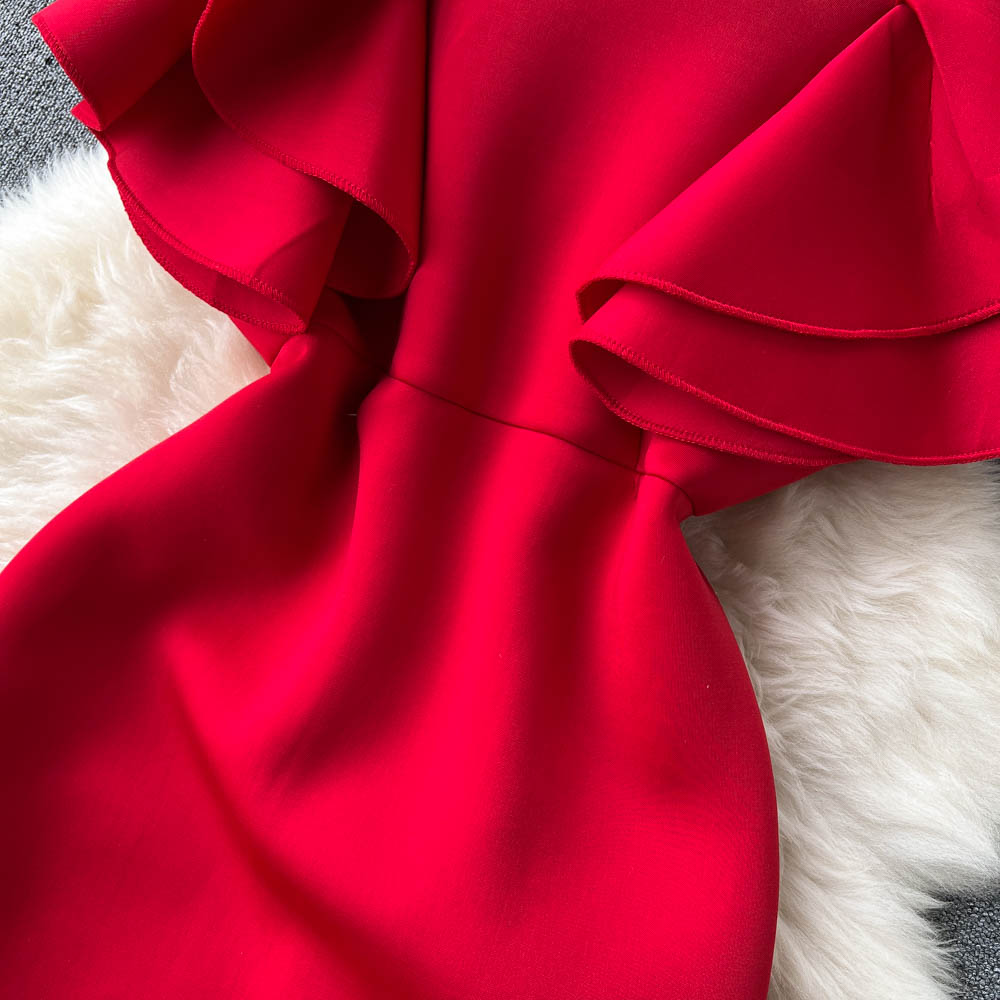 Londyn Ruffle Sleeve Dress