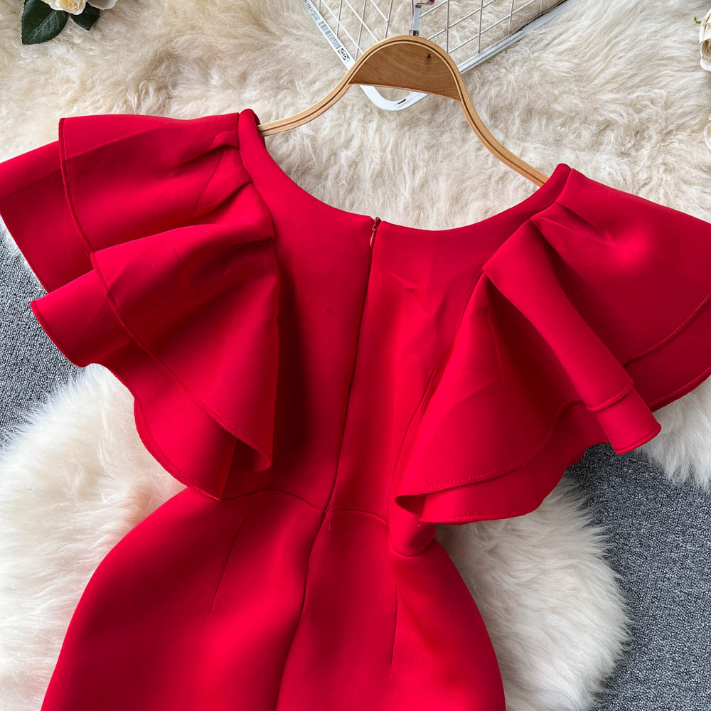 Londyn Ruffle Sleeve Dress