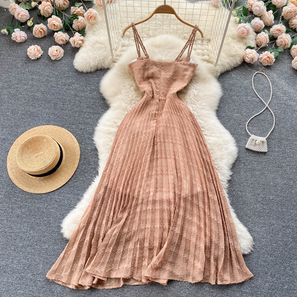 Adelina Pleated Dress