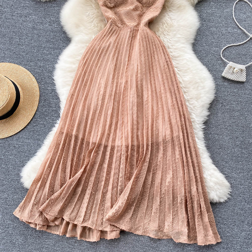 Adelina Pleated Dress