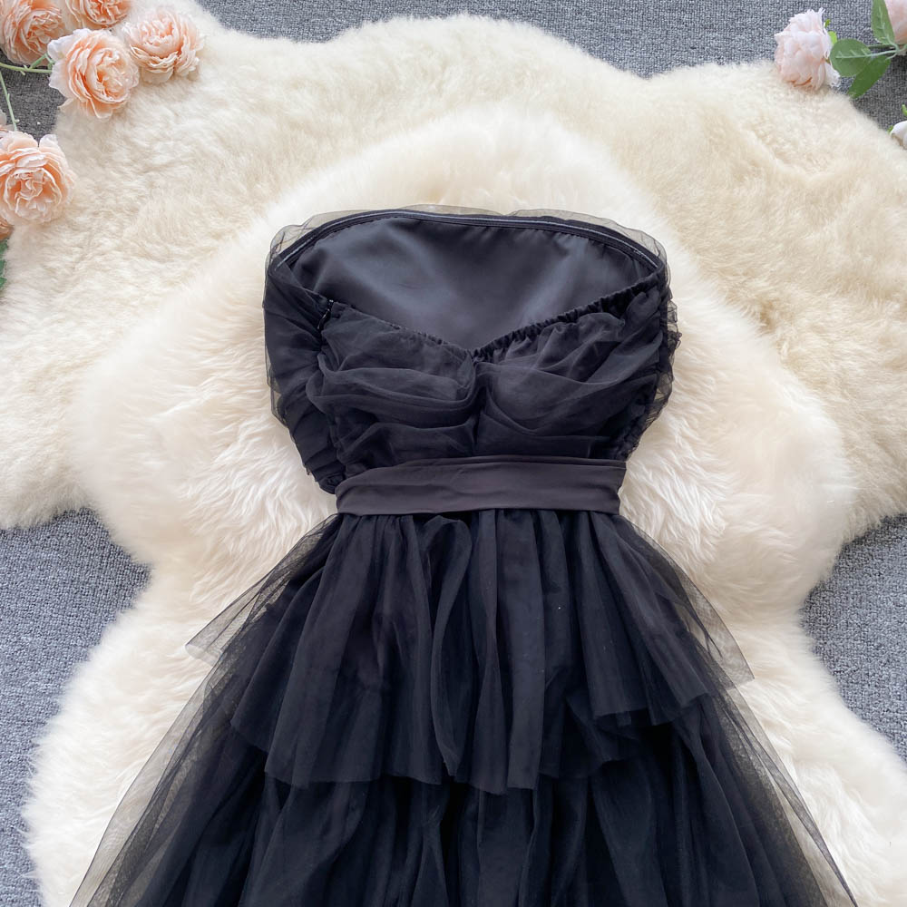 Rebekah Tiered Mesh Dress