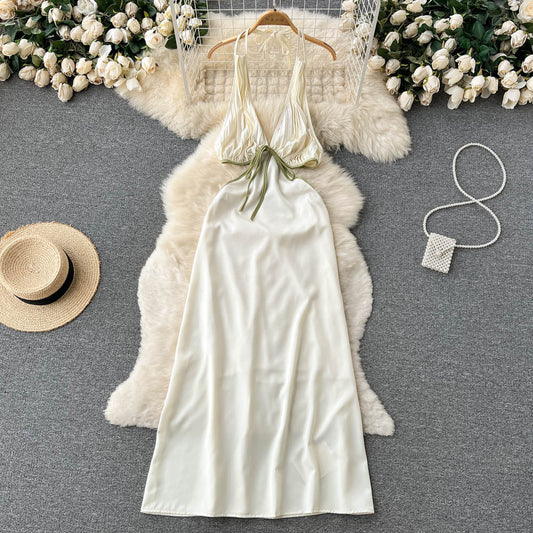 Allie Halter Open Back Dress