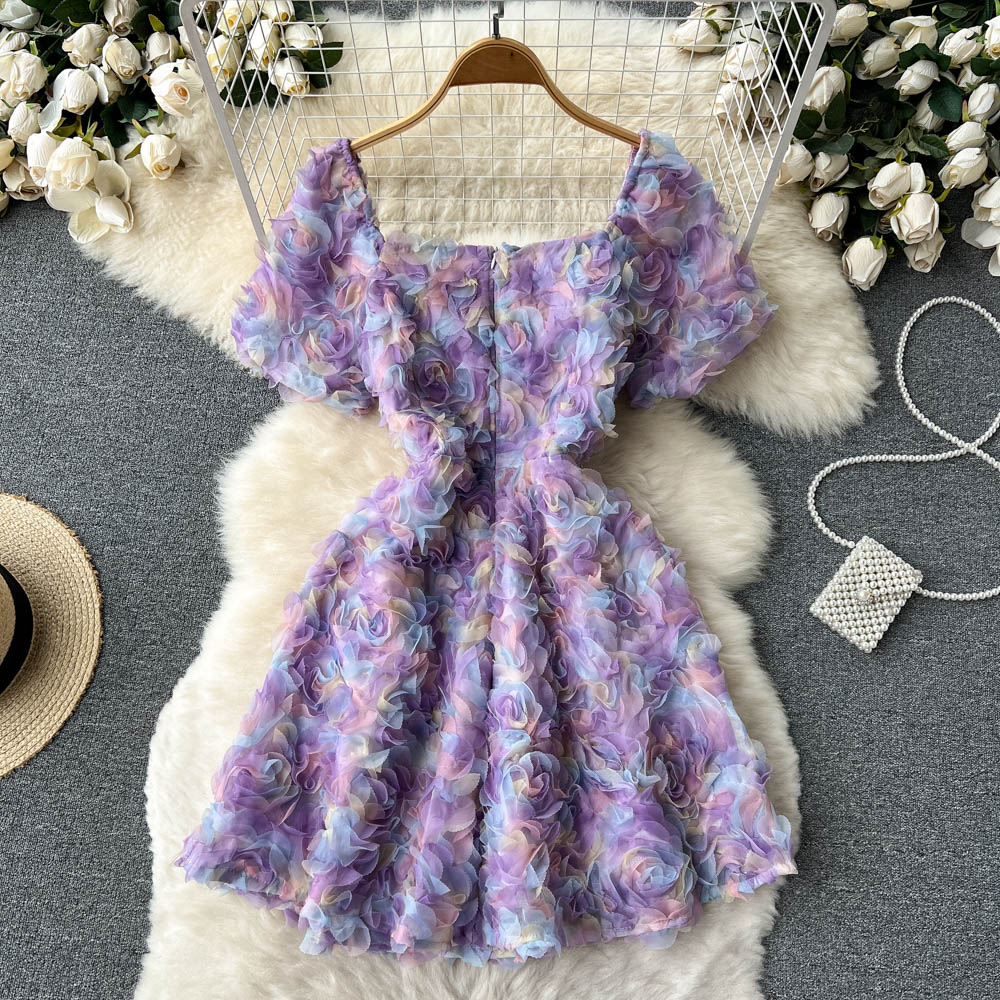 Brynn Floral Mesh Dress