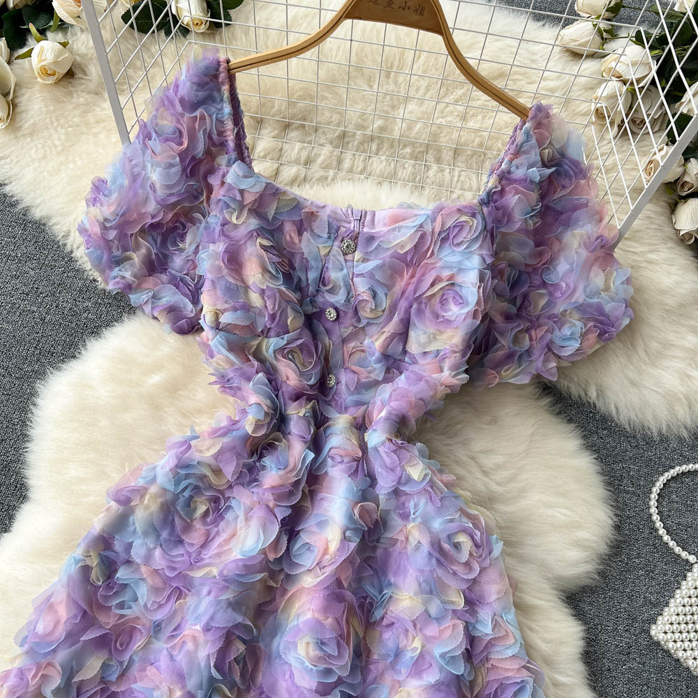 Brynn Floral Mesh Dress