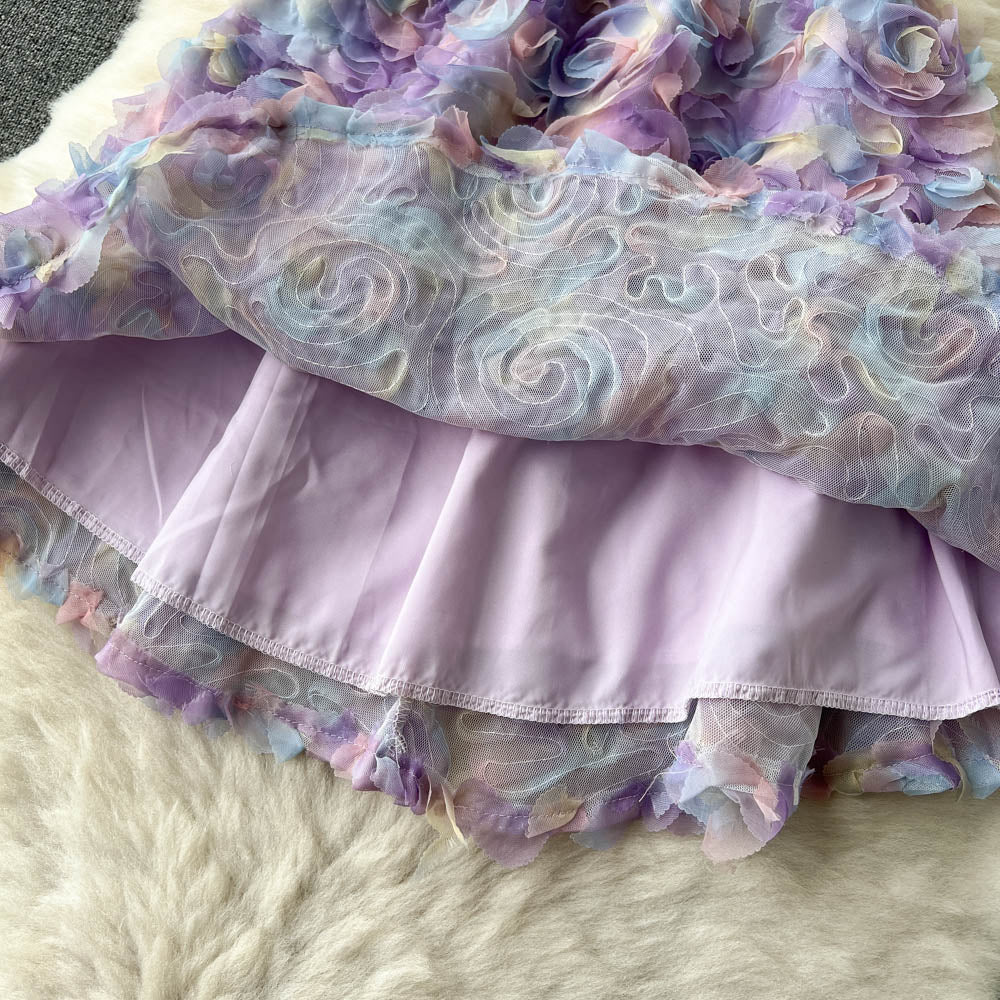 Brynn Floral Mesh Dress