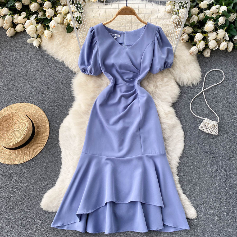 Halo Puff Sleeve Dress