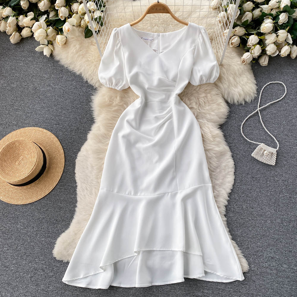 Halo Puff Sleeve Dress