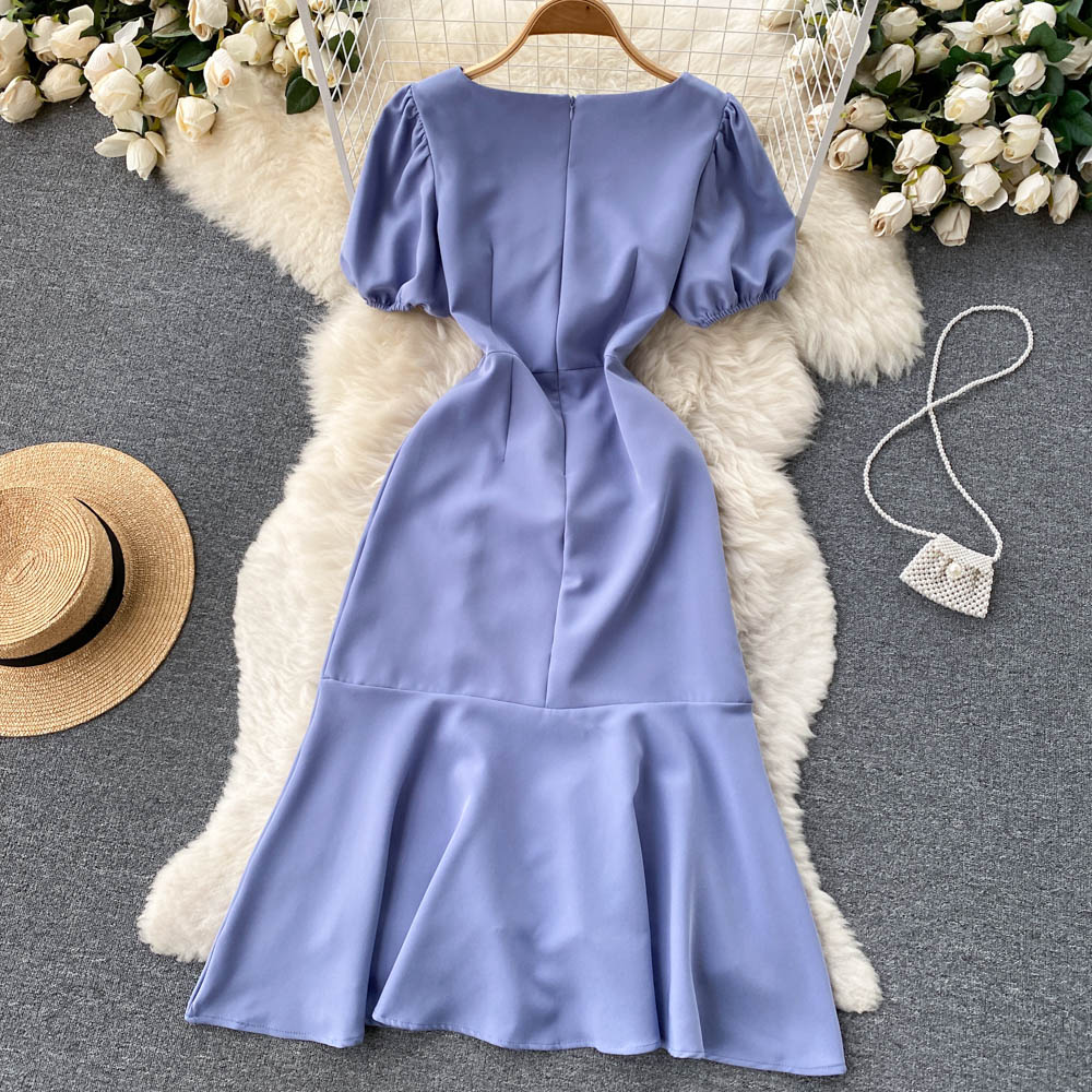 Halo Puff Sleeve Dress