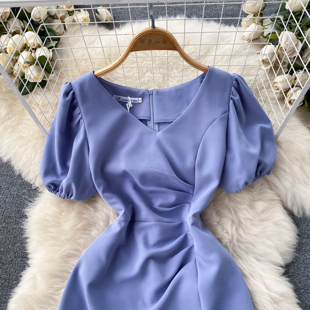 Halo Puff Sleeve Dress