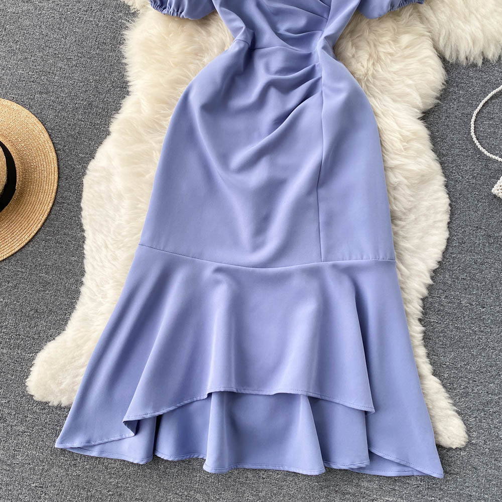 Halo Puff Sleeve Dress