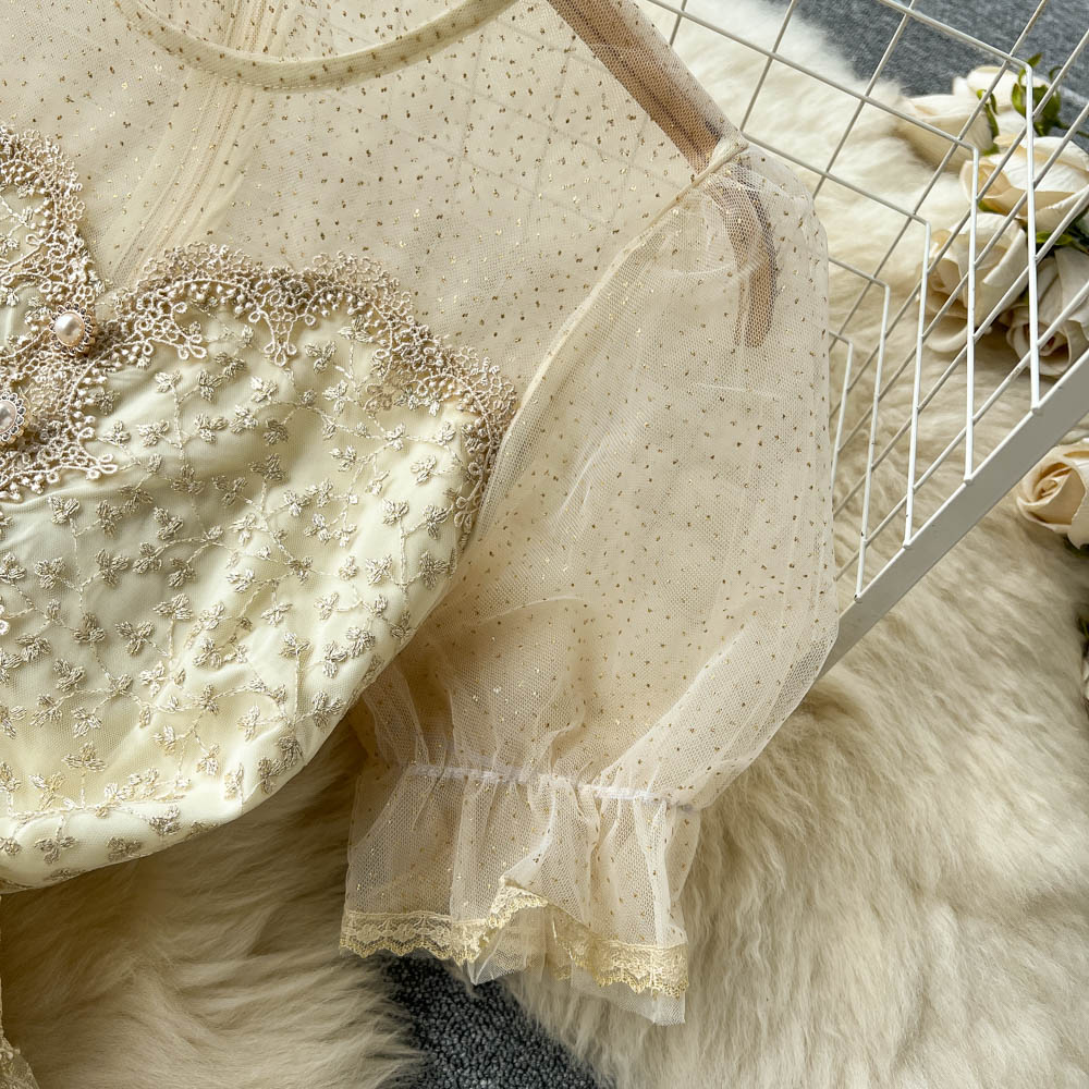 Coraline Tiered Mesh Dress