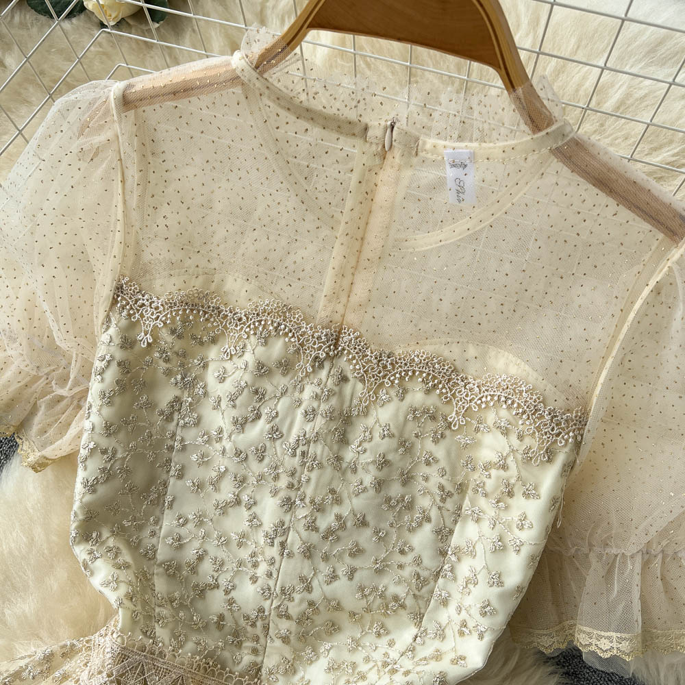 Coraline Tiered Mesh Dress
