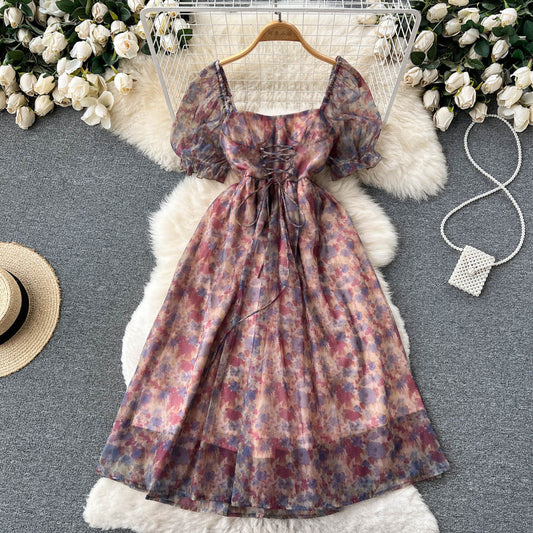 Remy Corset Puff Sleeve Dress