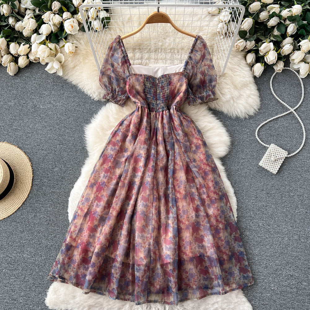 Remy Corset Puff Sleeve Dress
