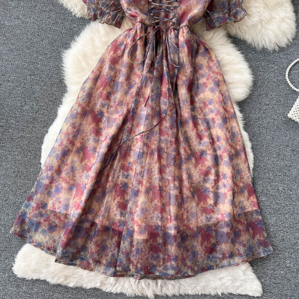 Remy Corset Puff Sleeve Dress