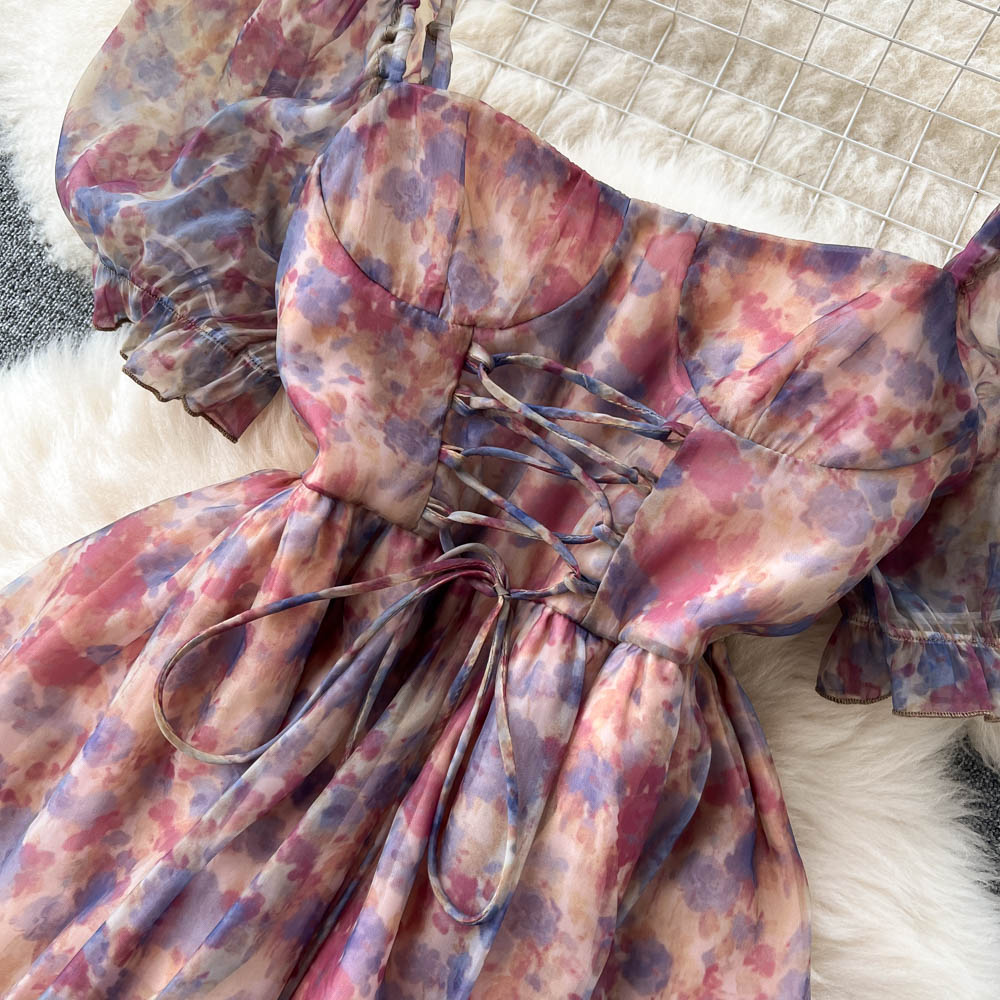 Remy Corset Puff Sleeve Dress