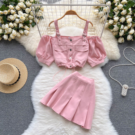 Sam Off-Shoulder Two Piece Set