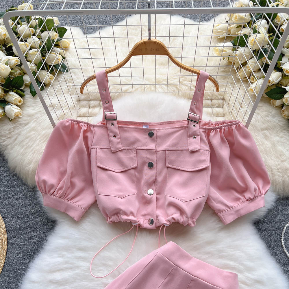 Sam Off-Shoulder Two Piece Set