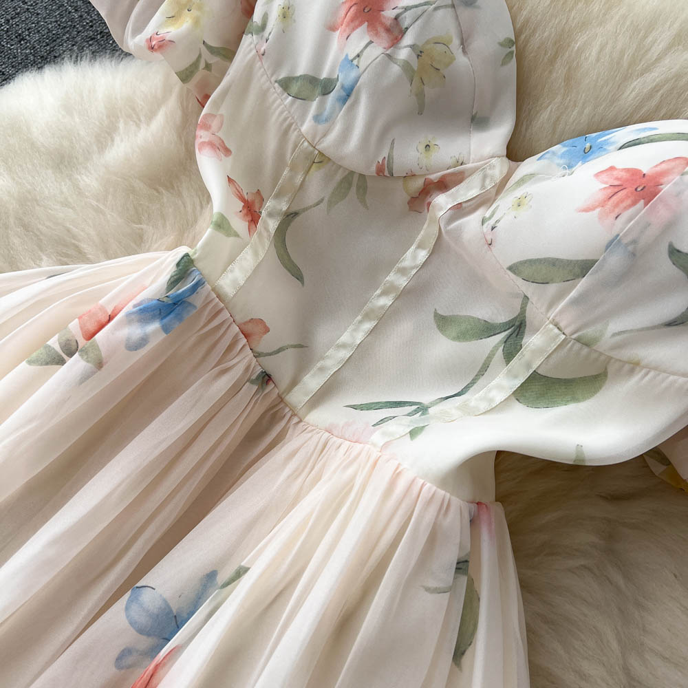 Caroline Off-Shoulder Open Back Dress