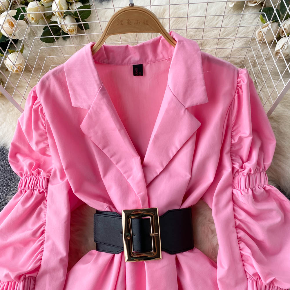 Reagan Tiered Puff Sleeve Dress