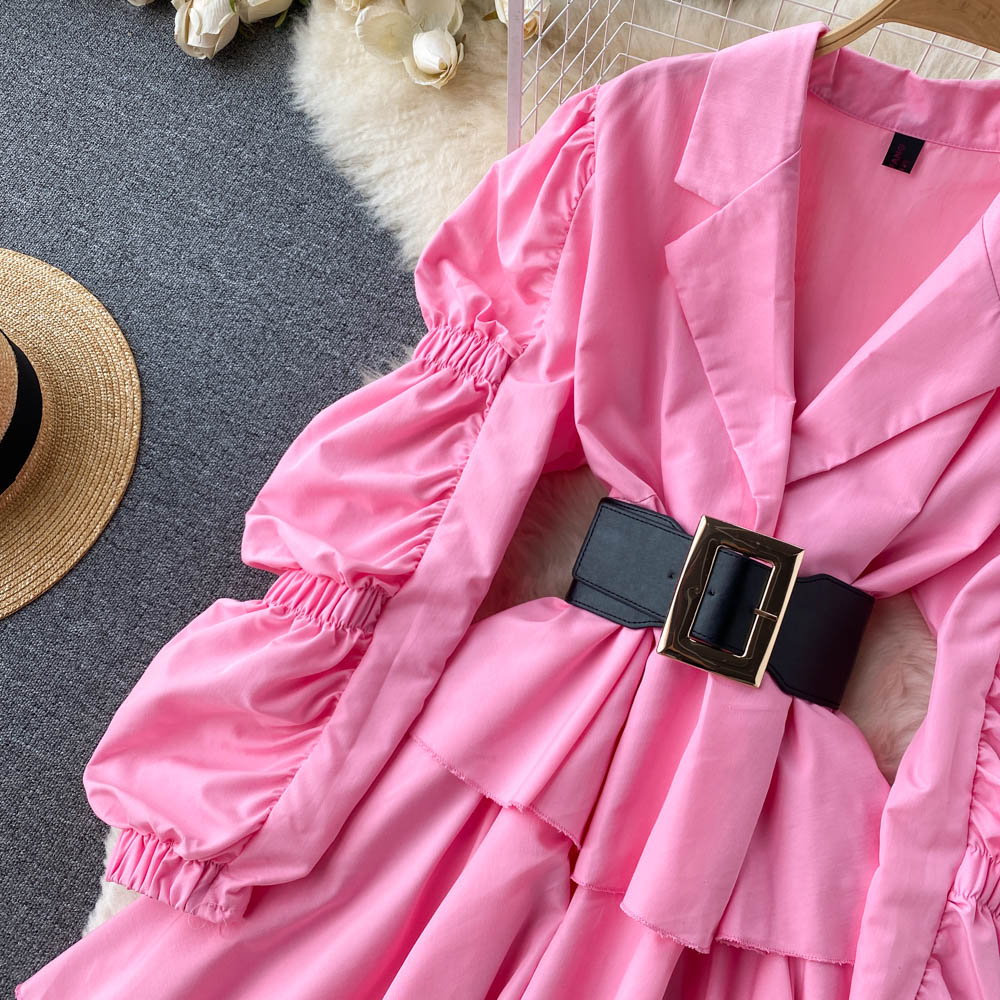 Reagan Tiered Puff Sleeve Dress
