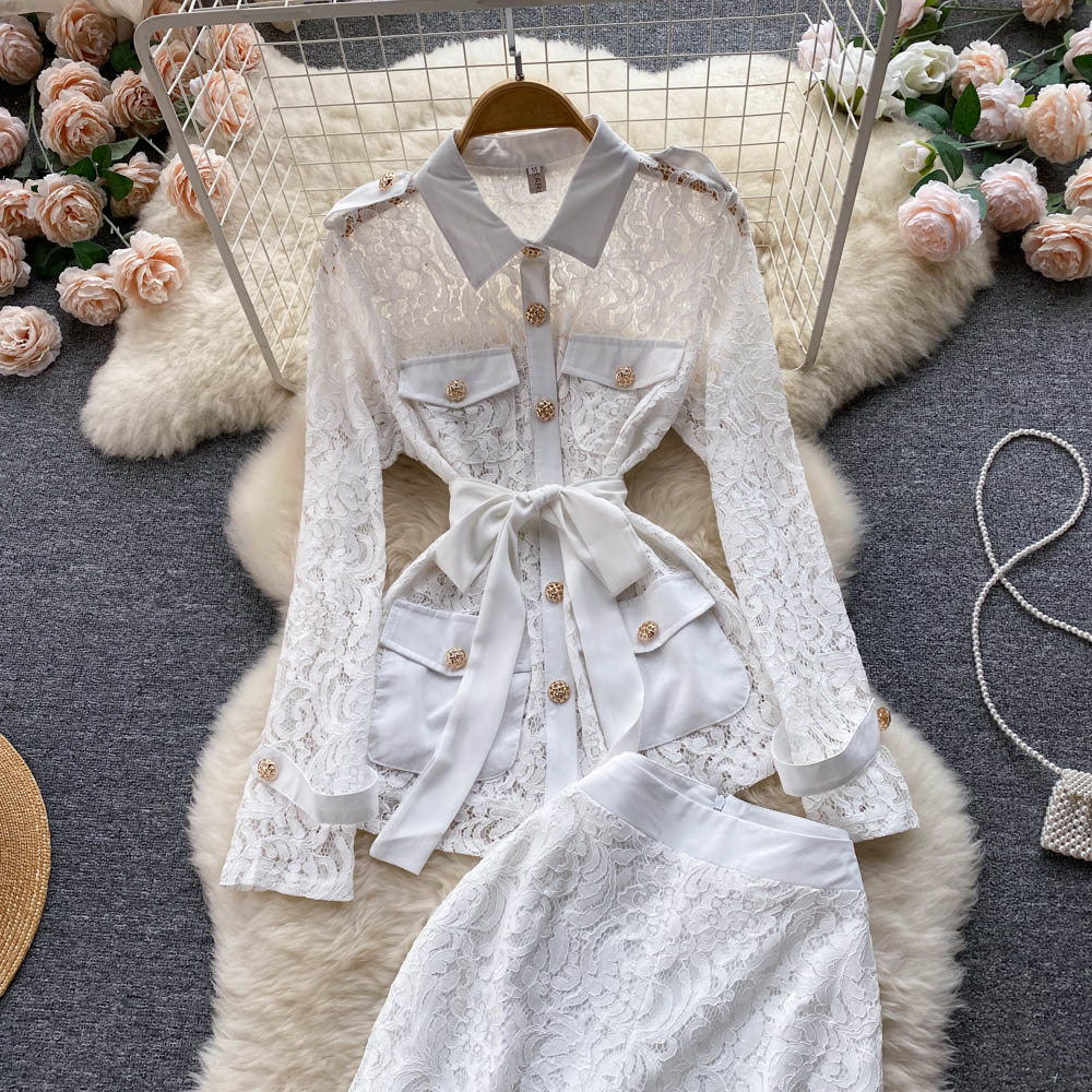 Avi Lace Two Piece Set